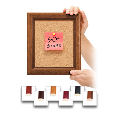 12 x 12 Access Cork Board™ Open Face Wood 353 Framed Bulletin Board