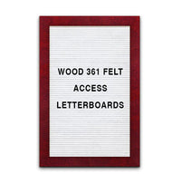 Access Letterboard 11 x 14 Open Face 361 Wood Framed FELT Letter Board