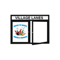 Outdoor Enclosed Marker Boards 2 and 3 Door
