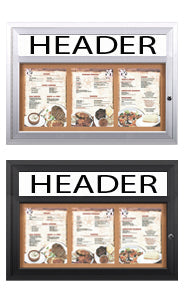 Weather Proof Menu Displays | Weather Resistant Menu Cases
