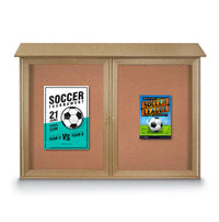 Outdoor Message Center 60" x 30" with 2 Doors