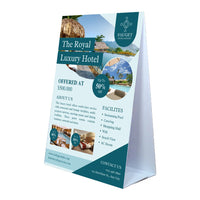 Value Line Pyramid A-Frame Sign | 24" x 36" Double-Sided Sign Board with Your Graphic Printed Free