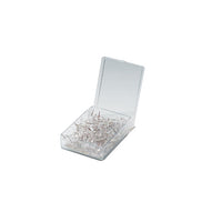 HARD PLASTIC PUSH PINS ARE IDEAL FOR THIS PLASTIC FRAMED CORK BOARD (CLEAR)