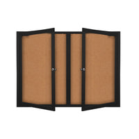 Indoor Enclosed Poster Cases with Lights (Multiple Doors) 2-3 Door "Swing Cases"