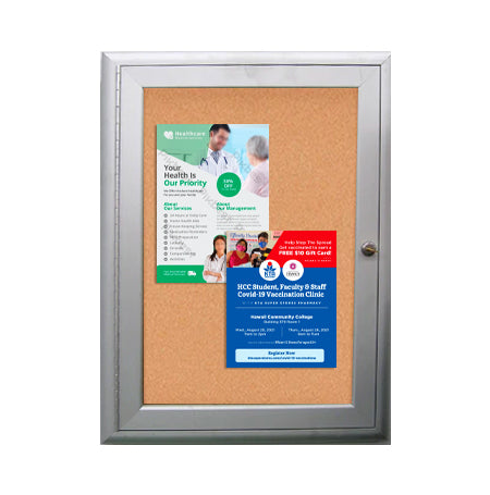 11 x 17 Outdoor Enclosed Bulletin Boards (Radius Edge)