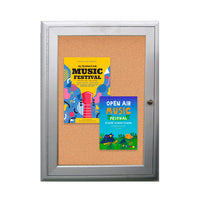 27 x 40 Outdoor Enclosed Bulletin Boards (Radius Edge)