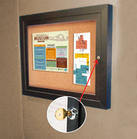 Indoor Enclosed Bulletin Boards 19 x 31 (Single Door)