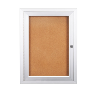 27 x 39 Indoor Enclosed Bulletin Boards with Light (Single Door)