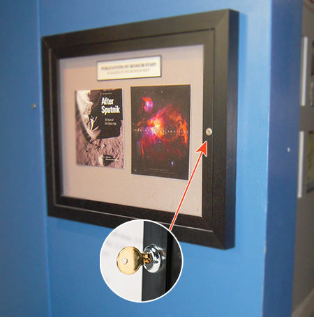 Indoor Enclosed Bulletin Boards 31 x 31 (Single Door)