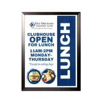 SwingFrame Carbon Steel Poster Frame 24x36 | Quick Change Swing Open Frame