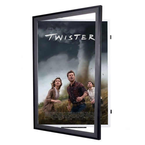 SwingFrame 27x39 Movie Poster Frame | Quick Change, Swing Open Metal Frame
