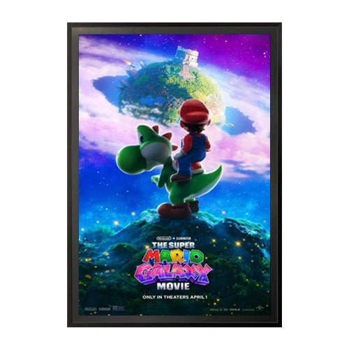 27x40 Movie Poster Frame | Metal Framed, Swing Open Poster Display SwingFrame in 5 Metal Finishes