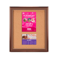 Designer Metal 20" x 30" Enclosed Bulletin Board SwingFrames