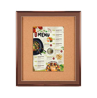 Designer Metal 30" x 40" Enclosed Bulletin Board SwingFrames