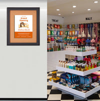 Extra Large Designer Metal Framed 36 x 60 Enclosed Cork Bulletin Board SwingFrame | 5 Frame Finishes