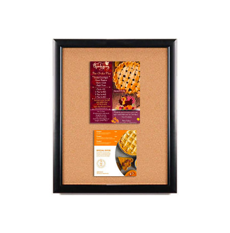 Super Wide-Face 20x24 Enclosed Bulletin Board SwingFrames