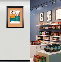 Super Wide-Face 36x60 Enclosed Bulletin Board SwingFrames