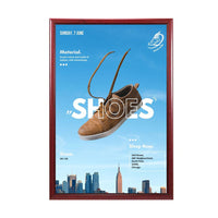 SwingFrame Designer 11x14 Frame with 3-Step Wood #353 Profile | Swing Open, Quick Change