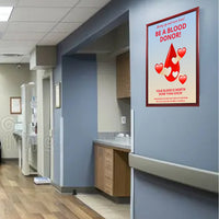 16x16 Wood Frame (353) Poster Display SwingFrames