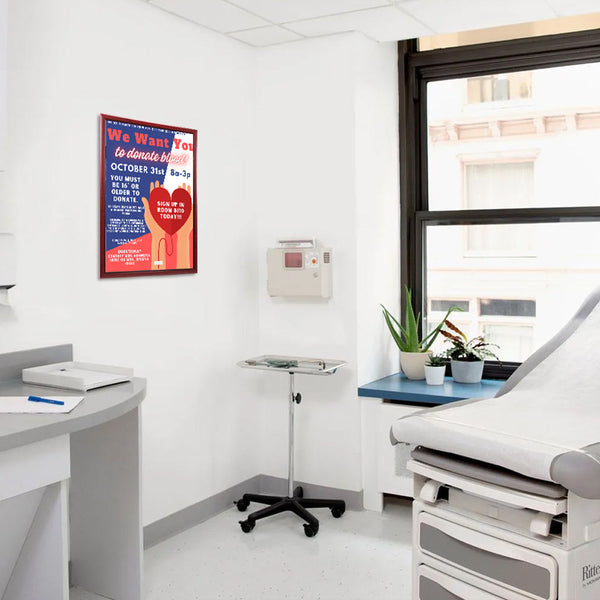 17x22 Wood Frame (353) Poster Display SwingFrames