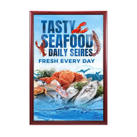 17x22 Wood Frame (353) Poster Display SwingFrames