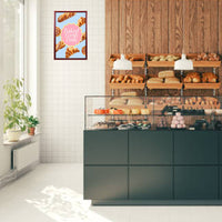 8.5x14 Wood Frame (353) Poster Display SwingFrames