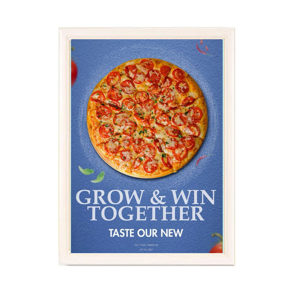 8.5x14 Wood Frame (353) Poster Display SwingFrames