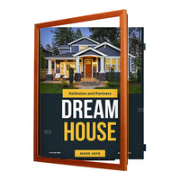 20x30 Wood Frame (361) Poster Display SwingFrames