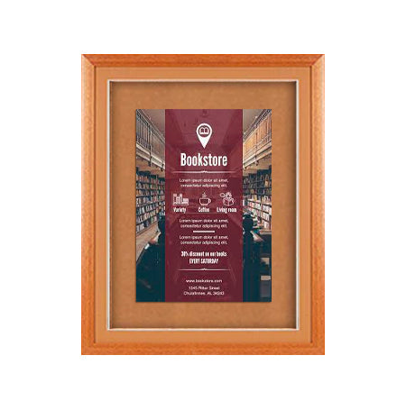 Designer Wood 20 x 30 Enclosed Bulletin Board SwingFrame with Swing Open, Changeable Framing