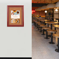 Extra Large Designer Wood Enclosed Bulletin Cork Board SwingFrames 48x84