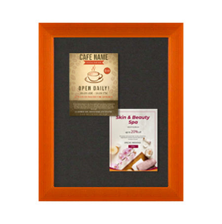 Bold Wide-Wood 24 x 36 Enclosed Bulletin Board SwingFrame