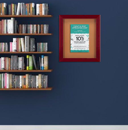 Wide-Wood 36" x 60" Enclosed Bulletin Board SwingFrames