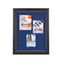 Extra Large Designer Wood Enclosed Bulletin Cork Board SwingFrames 24x72