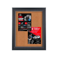 Extra Large Designer Wood Enclosed Bulletin Cork Board SwingFrames 36x72