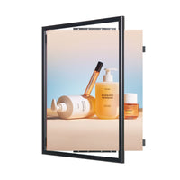 Classic 20x26 Poster Picture Frame with SwingFrame 1-Inch Wide-Face Metal Swing Open Poster Frame