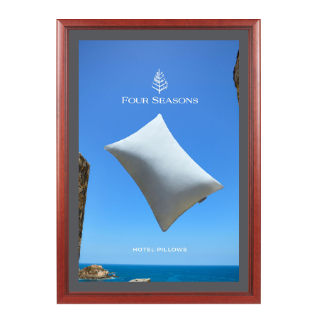 Wood 353 Poster Display SwingFrames 13x19 with Matboard