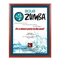 Wood 353 Poster Display SwingFrames 20x28 with Matboard