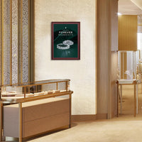 Wood 361 Poster Display SwingFrames 17x22 With Matboard