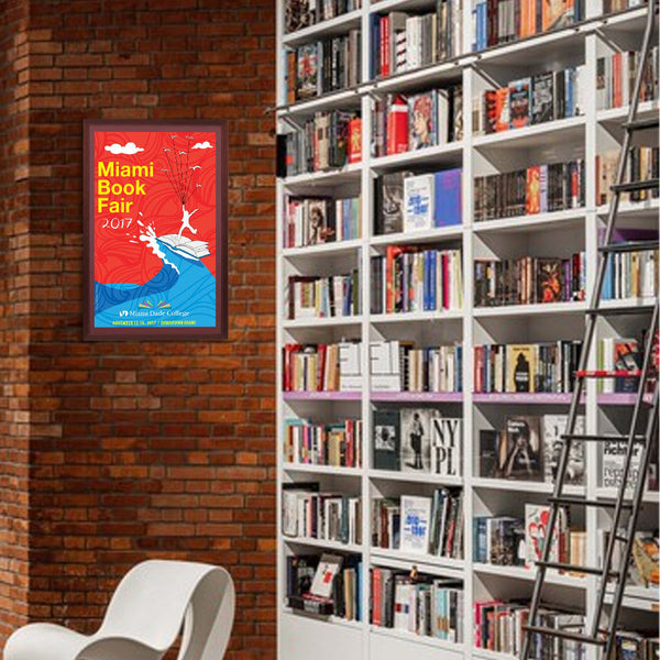 Wood 361 Poster Display SwingFrames 20x20 With Matboard