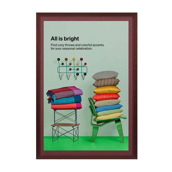 Wood 361 Poster Display SwingFrames 20x20 With Matboard