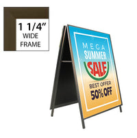 A-Frame 20x20 Sign Holder | Snap Frame 1 1/4" Wide