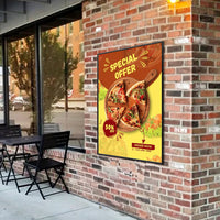 Extra Large Snap Open Frame 48x96 Front Loading Poster Snap Frames with 1 1/4" Mitered Corners