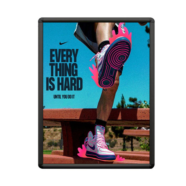 SwingSnaps Poster Snap Frames 12x24 (1" Wide with Radius Corners)