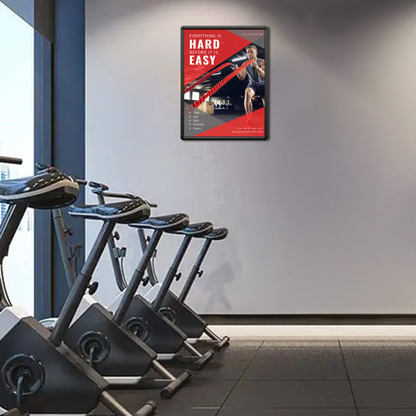 SwingSnaps Poster Snap Frames 18x18 (1" Wide with Radius Corners)