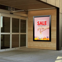 Extra Large 24x72 Poster Snap Frame with Bold 2 1/2" Wide Edge Profile - Aluminum Snap Open Frame