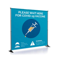 SUPER SIZED Large Banner Stands (Adjustable Width 24" to 42")