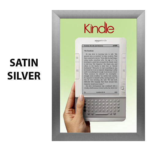 EASY OPEN SNAP OPEN FRAMES 18 x 24 (SHOWN IN SATIN SILVER)