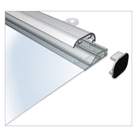 1" High Oval Shaped Case Snap Poster Gripper - 22 Inches