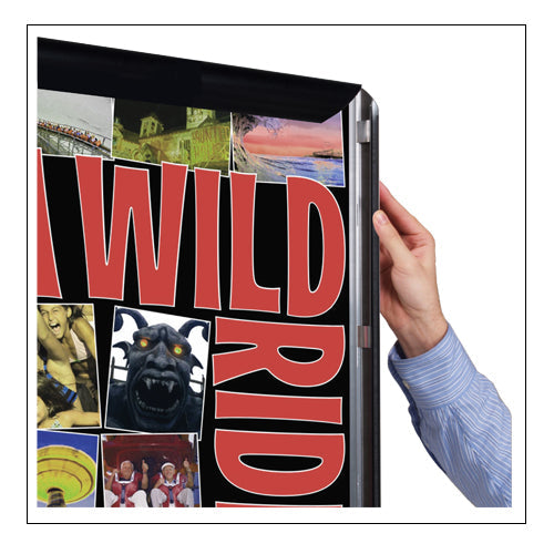 ALL 4 SIDES SNAP OPEN FOR QUICK CHANGE POSTERS 27 x 39