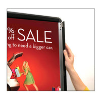SNAP OPEN and SNAP CLOSE for 12x20 POSTER CHANGES